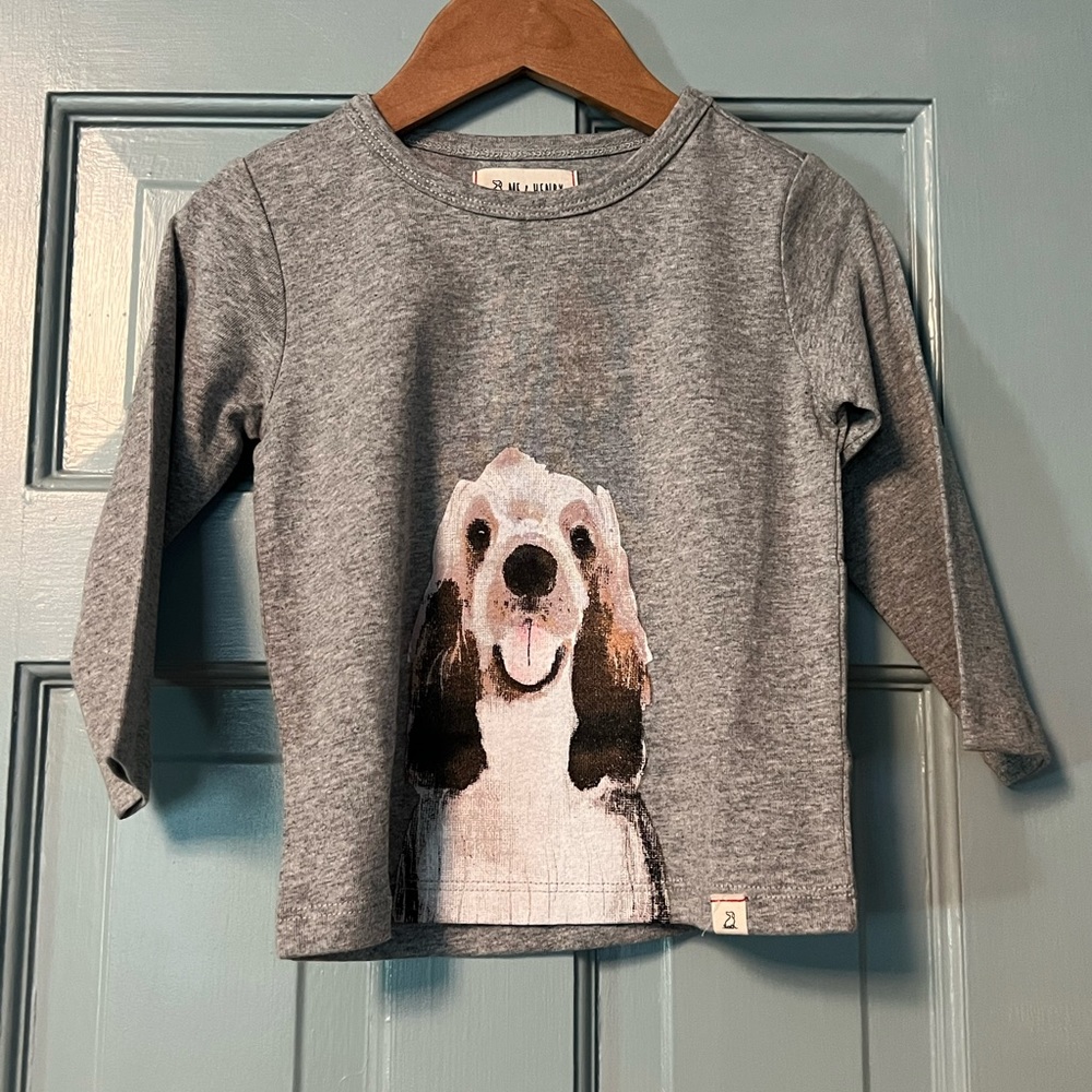 Me & Henry long sleeve dog tee 12-18mo NWT
